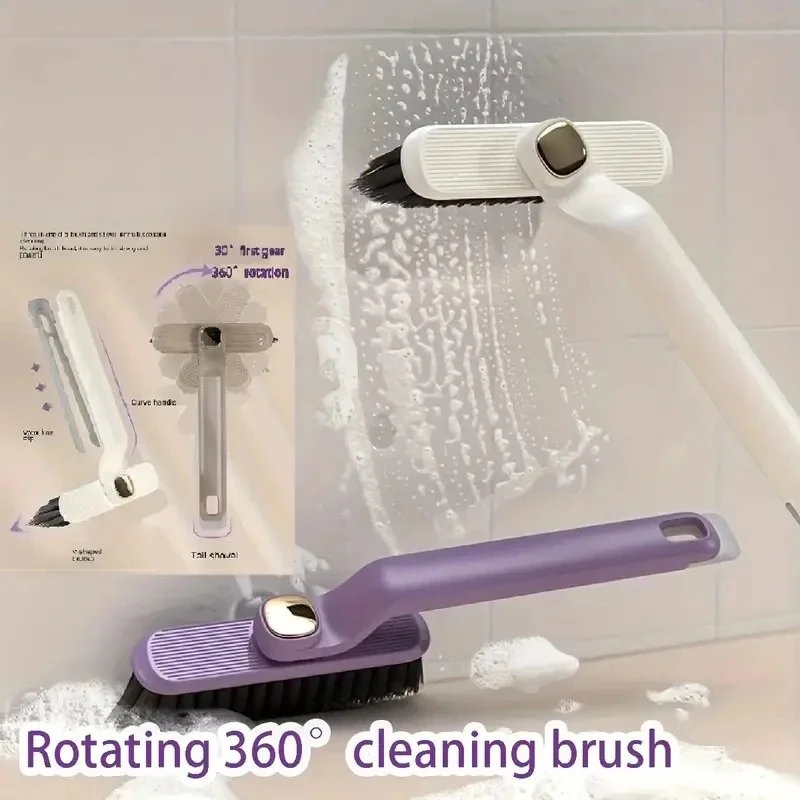 Multipurpose Bathroom Tile Floor Gap Cleaning Brush Rotating Crevice Brushes